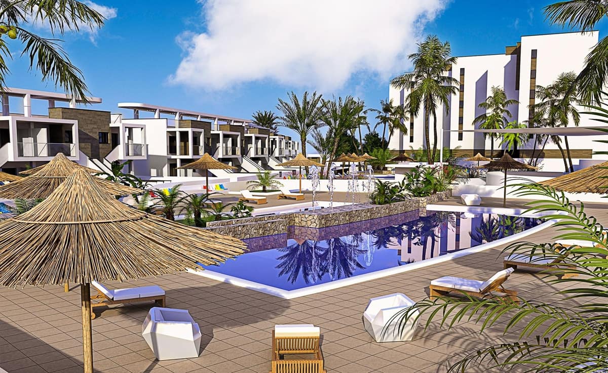New Build Apartments and Bungalows in Mil Palmeras