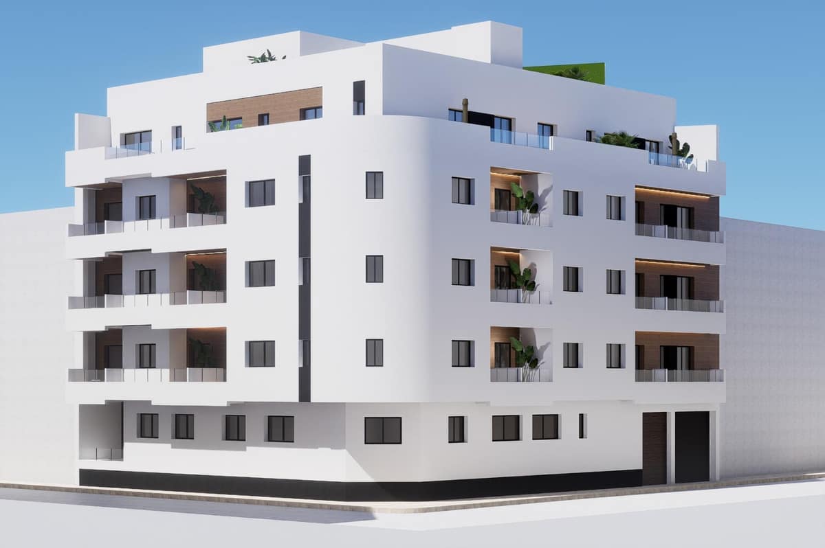 New Build Apartments in the Centre of Torrevieja Near Playa del Cura
