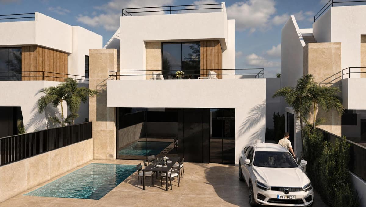 New-build villas at Condado de Alhama Golf Resort, Murcia