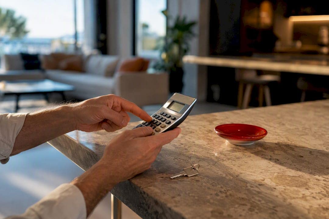 Buyer calculating Spanish property purchase taxes