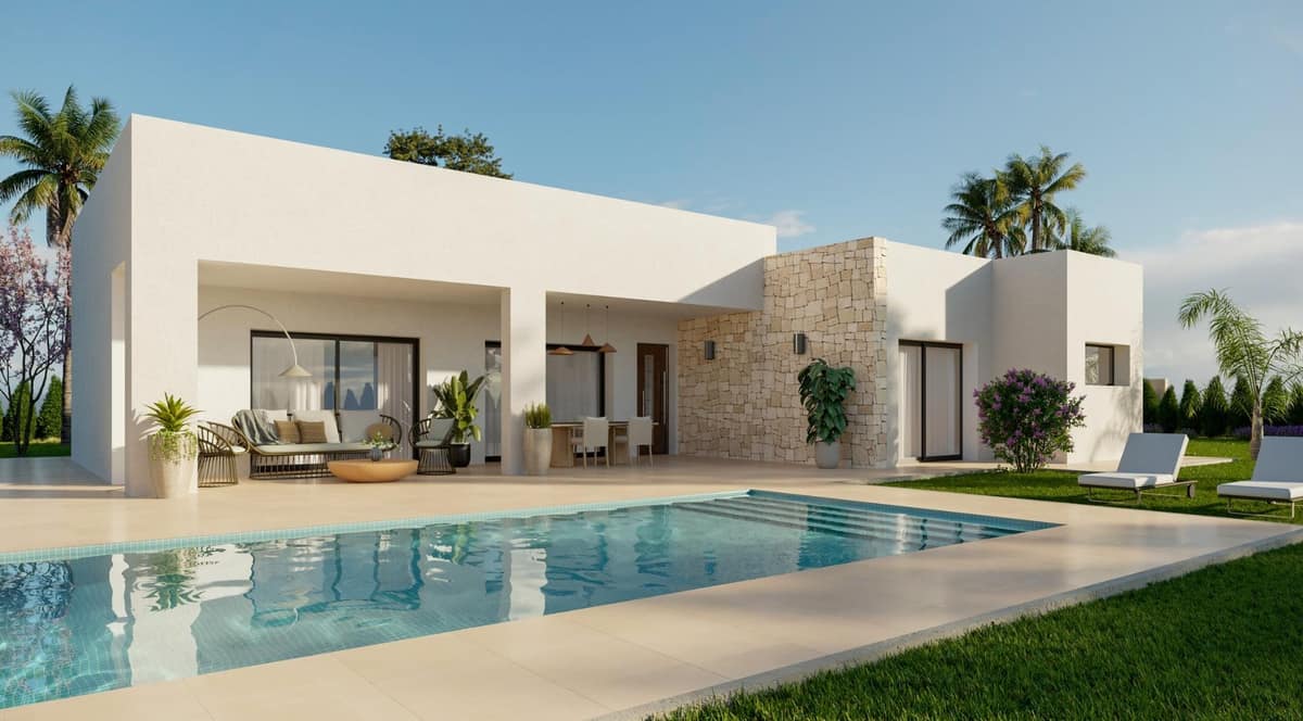Newly built villas located in the municipality of Aspe.