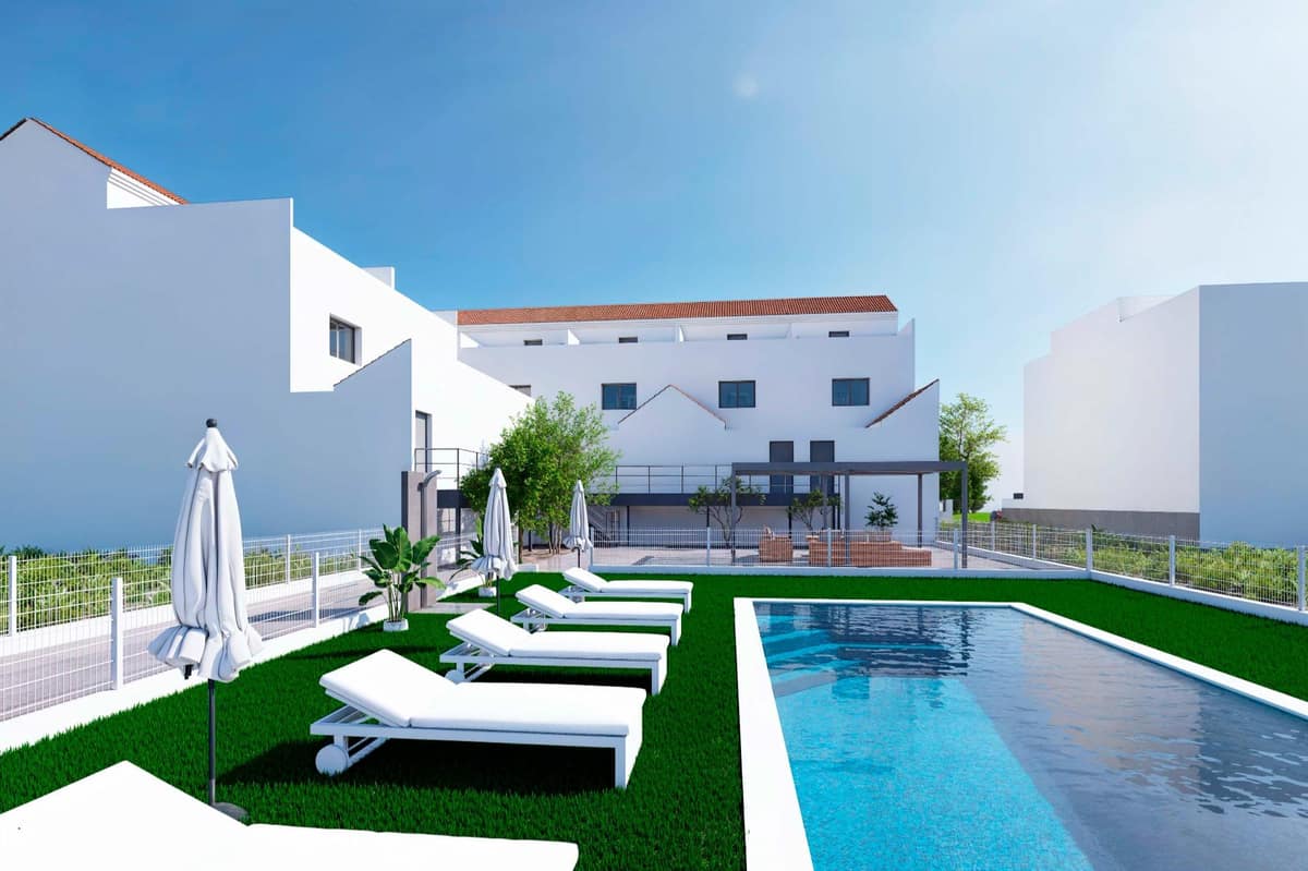 Modern Townhouses with Solarium and Basement in Rafal, Alicante